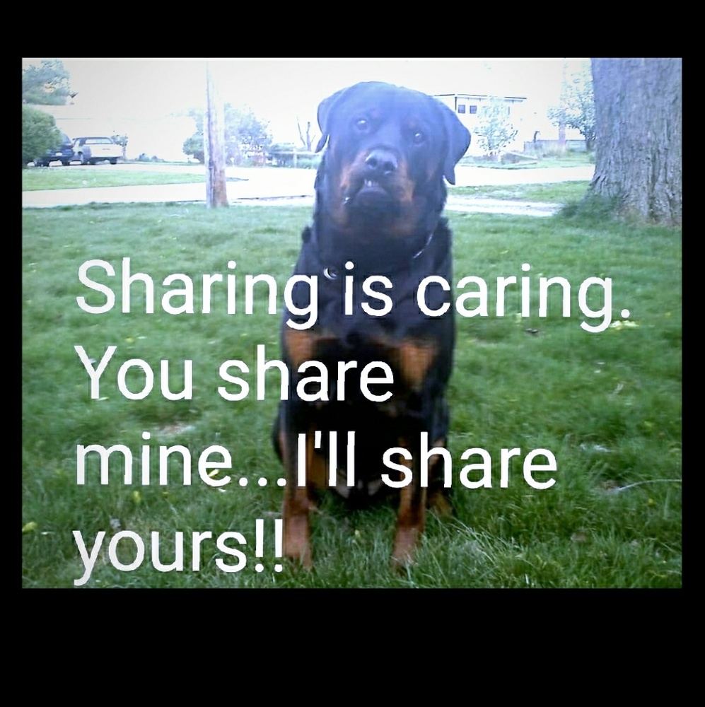 I love to share -